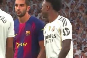 用上兵法了！费兰问维尼修斯：点球不是你罚了？后者笑答不在乎