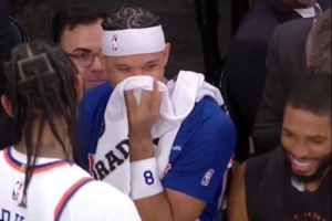 克拉克森18分钟飞速犯满毕业 惨遭队友哈特&大桥“无情嘲笑”