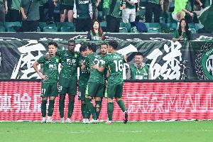 北京国安本场16次射正，是2012年以来国安单场中超射正次数第二多