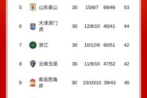 三连冠！中超最终积分榜：海港力压申花夺冠，梅州亚泰降级